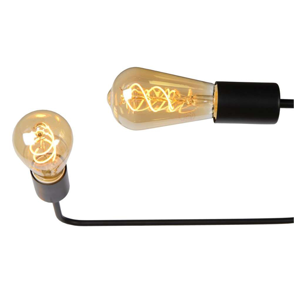 Lampa sufitowa LESTER 21112/06/30 industrialna bulbs pająk loft czarny