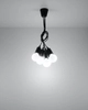 Industrialna LAMPA wisząca SL.0574 przewody OPRAWKA zwis pająk czarna