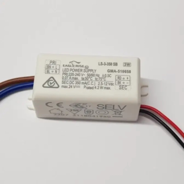 Ledowy zasilacz do lamp wewnętrznych 4350 1-4x1W 230V biały