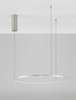 Zwisowa lampa TOLUCA LE42786 Luces Exclusivas LED 36W 3000K ring srebrny