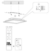 Przysufitowa lampa Beta R67663032 LED 13W 2700-6500K pilot czarny