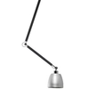 Kuchenna lampa wisząca zestaw Zyta AZ1845+AZ2593 nad wyspę czarna aluminium