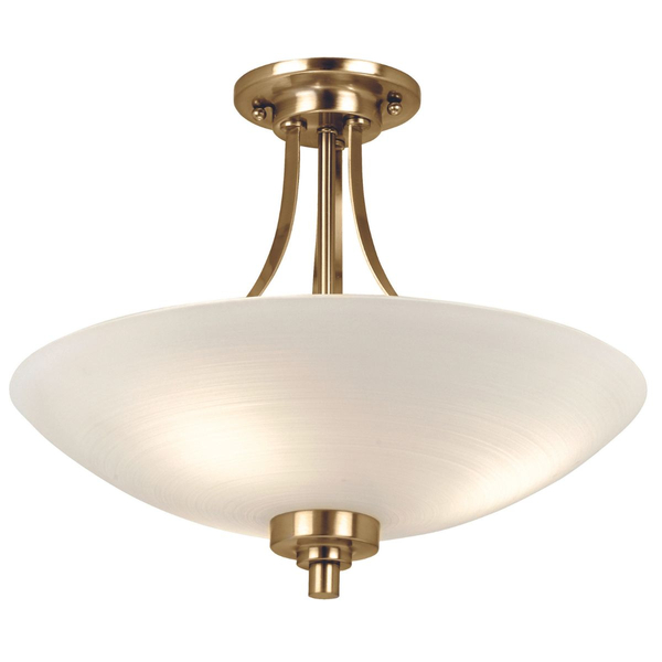 Lampa sufitowa WELLES-3AB Endon szklany klosz vintage biały