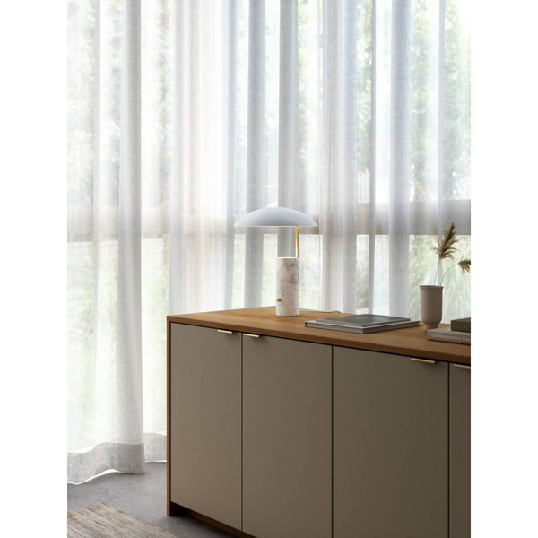 Nocna lampa glamour Mademoiselles 2220405001 marmurowa biały