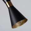 Wielopunktowa lampa sufitowa Libre ABR-LWS-6XE27 Abruzzo czarny złoty