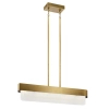 Podłużna lampa wisząca Serene KL-SERENE-LED-LP-92-NBR LED 40W 3000K mosiądz