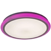 Plafon LAMPA sufitowa LEONIE 1510 Rabalux okrągła OPRAWA z efektem gwiazd LED 24W 3000-6500K z pilotem biała