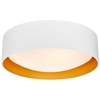 Plafon LAMPA sufitowa VERO 30445301 Kaspa metalowa OPRAWA okrągła biała