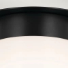 Szklana lampa sufitowa Albers KL-ALBERS-F-T-BK stożkowa czarna
