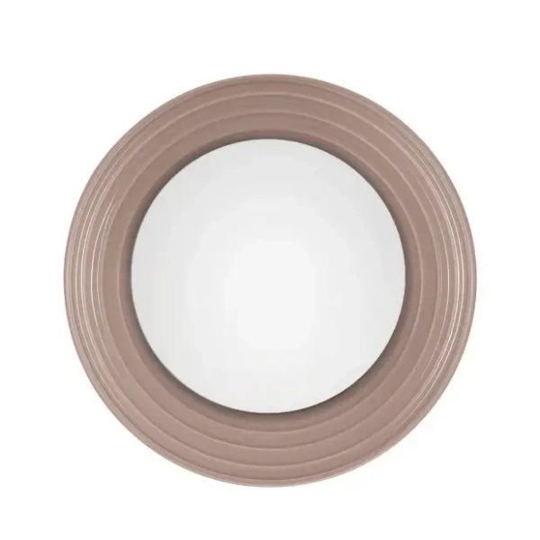 Okrągła lampa ścienna MALVANO LE45266 szklana do sypialni mokka