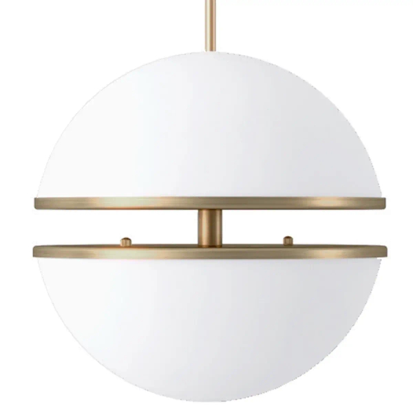 Designerski zwis ball Sfera MP0094-1 Step LED 24W art deco złoty