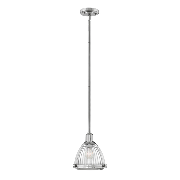 Salonowa lampa nad stół QN-ELROY-PN szklana nikiel