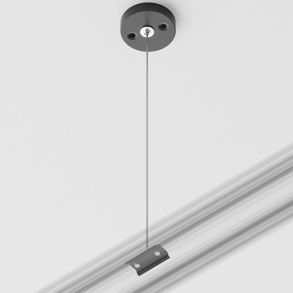 Zawiesie do systemu szynowego jednoobwodowego Unity TRA001CW-11B Maytoni czarne