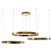 Lampa wisząca ring Circle DN924-80+80+80 gold Step LED 112W 3000K złoty
