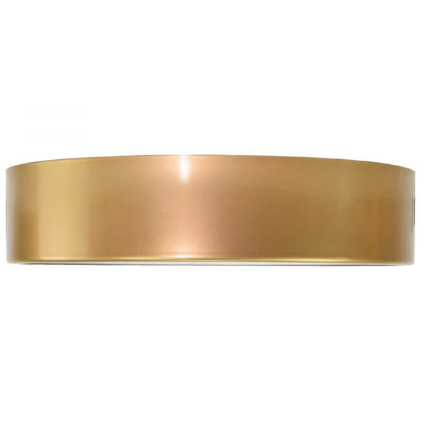 Złota lampa sufitowa 137623619792 okrągła z czujnikiem