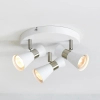 Metalowa lampa sufitowa Folie 108628 Markslojd regulowana biała nikiel