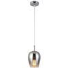 Szklana LAMPA wisząca PETUNIA 5252 Rabalux skandynawski zwis loftowy do salonu chrom