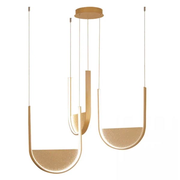 Dekoracyjna wisząca lampa 23169 LED 54W 3000-4000K regulowana złoty