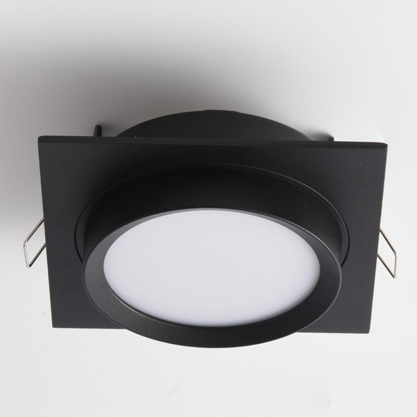 Oprawa wpuszczana sufitowa Hoop DL086-GX53-SQ-B czarna