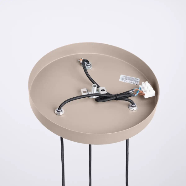 Potrójna lampa wisząca HALO SL.1745 ryflowana kaszmirowa