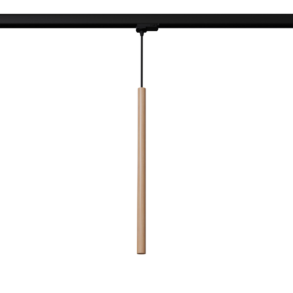 Wisząca lampa do systemu 3-fazowego sopel PASTELO MYL.00487 drewniany
