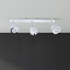 Plafoniera LAMPA regulowana CALASA SPL-9372-3A WH Italux metalowe reflektorki sufitowe białe chrom
