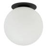 Sufitowa lampa podtynkowa Vos 1 10963 opalowa kula czarny