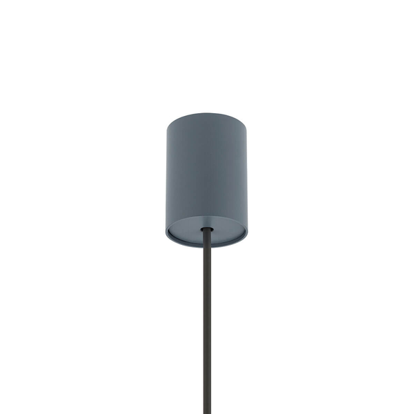 Wisząca lampa nad wyspę hat Simone 11414 Nowodvorski kuchenna szary błękit