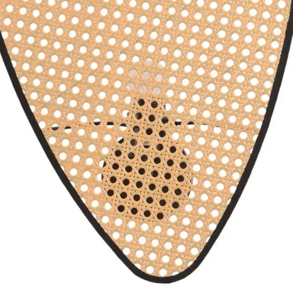 Ścienna lampa Natura ST-DN1350-1 Step ratan metal boho beżowy czarny