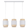 Wisząca lampa potrójna nad stół Boho 5654 TK Lighting ekologiczna biała