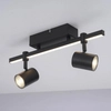 Sufitowa lampa regulowana Barik LED 14W 3000K spot 2-punktowy czarna