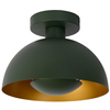 LAMPA sufitowa SIEMON 45196/01/33 Lucide metalowa OPRAWA plafoniera kopuła zielona