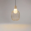 Metalowa zwisająca lampa Levitation MOD376PL-01G1 druciana mosiądz