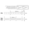Taśma ledowa z zasilaczem zestaw 2m 324177 LED 9W 4000K 24V biała