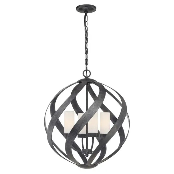 Ogrodowa lampa wisząca Blacksmith QN-BLACKSMITH-4P-OBK IP44 czarny