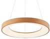 Lampa wisząca ledowa Santana AZ5006 30W pierścień drewniany