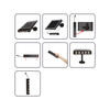 Solarna lampa elewacyjna Talent EKO8328 LED 8W IP65 czarna