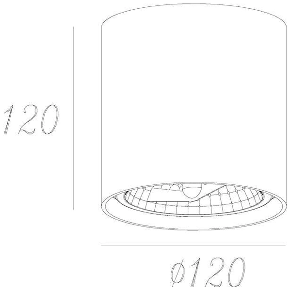 Sufitowa lampa tuba BOX 50630 regulowana metalowa czarna