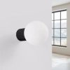 Ścienna lampa kulista HALO SL.1712 do łazienki IP44 biała czarna