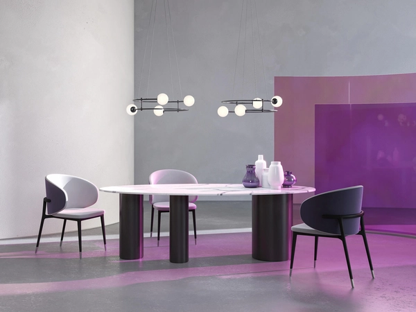 Lampa wisząca Balance MOD317PL-04G kule balls złota