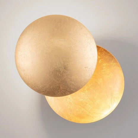 Okrągła lampa ścienna PAIJAN LE44459 LED 6W 3000K monety złota