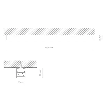 Nasufitowa lampa Cl Office Pro 10216 Nowodvorski LED 40W 4000K biała