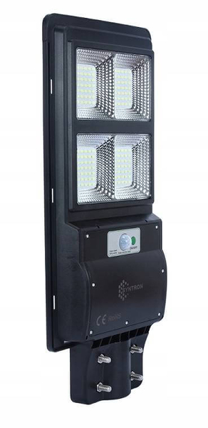 Lampa uliczna panel solarny 296 Domeno LED 120W 6000K czujnik ruchu i zmierzchu