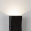 Prostokątna lampa do ogrodu ścienna ZARDUNA LE75223 LED 6W 3000K IP65 antracyt