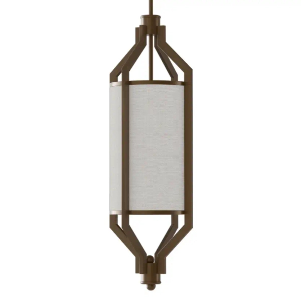 Zwisająca pojedyncza lampa do salonu Zundo Chocco 20 OR85877 brązowa