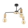 Kuchenna lampa sufitowa Miriam 4968 TK Lighting loft drewniana czarna