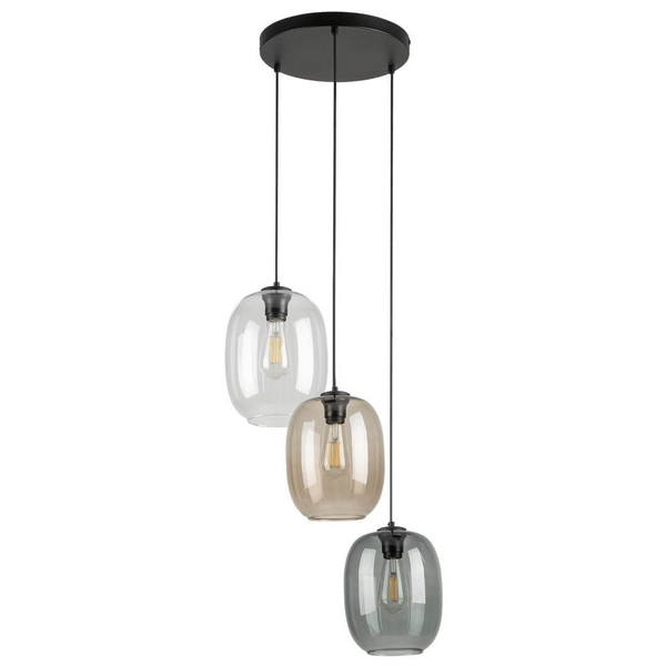 Kaskadowa lampa wisząca Elio 5973 do sypialni bańki multikolor