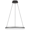 Wisząca lampa pierścieniowa ESTARIO LE45395 LED 25W 3000K ring czarny