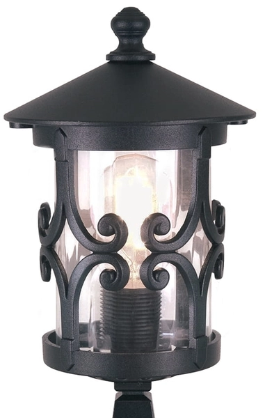 Latarenka stojąca ogrodowa Hereford BL12-BLACK Elstead na cokole czarna
