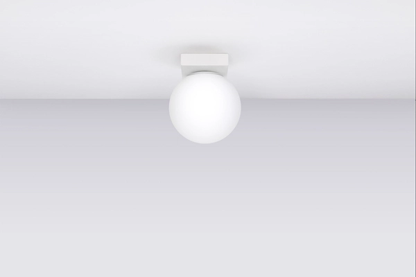 Lampa sufitowa Yoli SL.1146 Sollux kula do przedpokoju biała